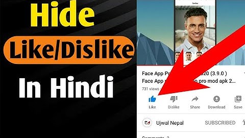 How To Hide Like And Dislike On Youtube Video | Disable Comments on youtube In Hindi | 2020.