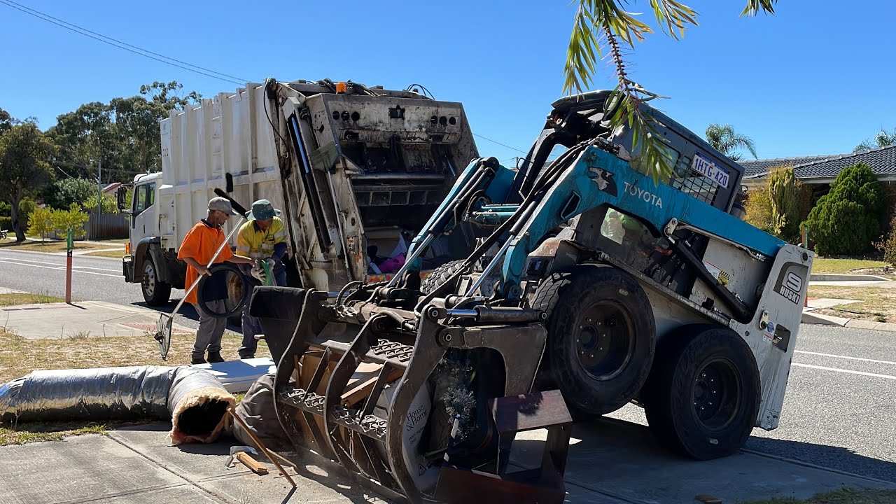 Gosnells bulk waste PT.2 (euro 3 + ex wanneroo/Joondalup/waroona old Isuzu 97019)