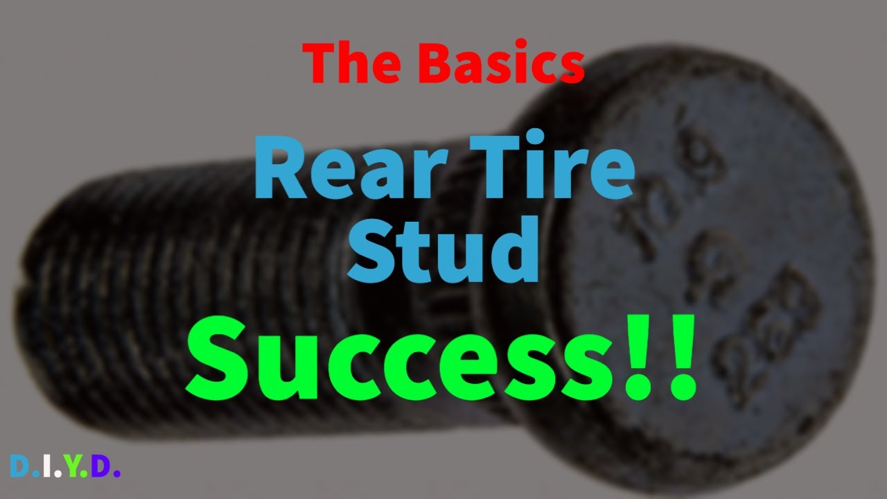 2004 - 08 Acura TSX Rear Lug Stud Replacement (Observation & Education)