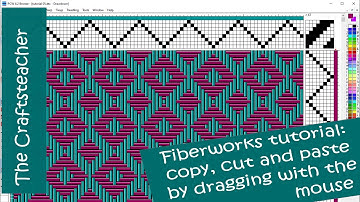 Fiberworks PCW: copy, cut and paste using the mouse