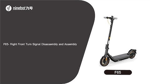 Segway Ninebot F65-Right Front Turn Signal Replacement