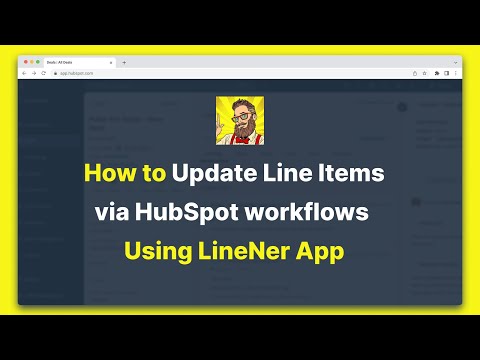How to Update Line Items in HubSpot Using LineNer app