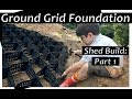 Sonotube shed foundation 