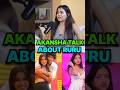 Akansha Talk about Ruru 😯😱 #akanshachoudhary #splitsvilla16 #splitsvilla @pinkvilla