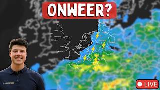 🔴[LIVE] Eindigt de week met Onweer?! | Weersverwachting