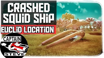 Red Crashed Squid Ship NMS 2.33 Captain Steve NMSA No Man