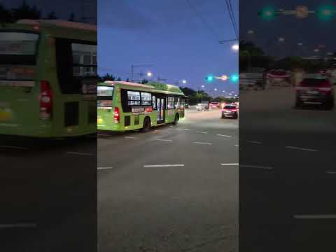 부산 녹산버스 강서구20번 1160호 하단역행 르노자동차남문 발차영상