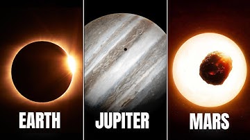 What Does a Solar Eclipse Look Like on Different Planets?