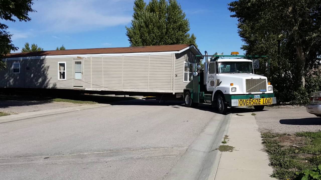 Moving Mobile home Gillette Wy to Laramie Wy YouTube