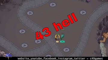 king of defense level 43 hell with local hero