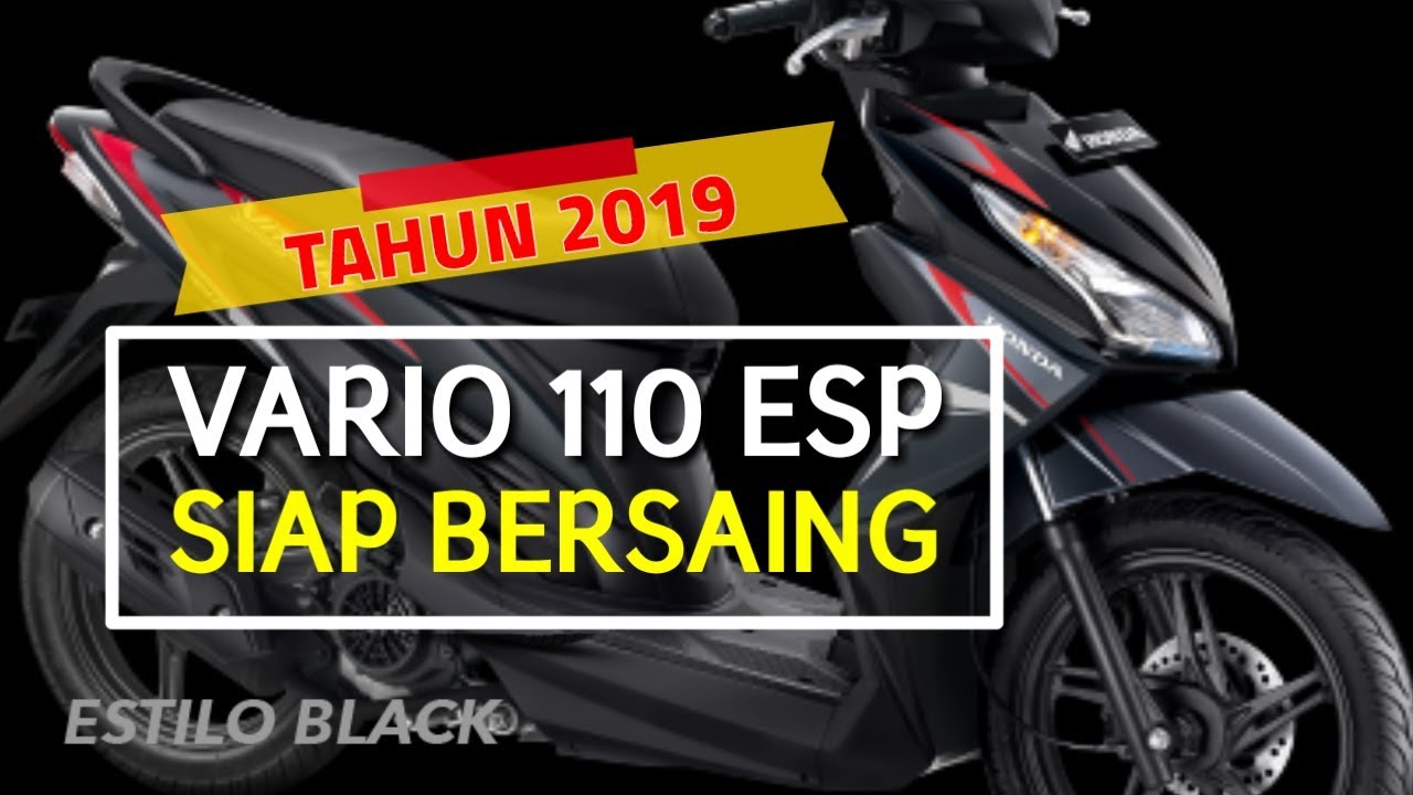 Honda Vario 110 Terbaru 2019 Tampil Lebih Stylish Black Oto Rider