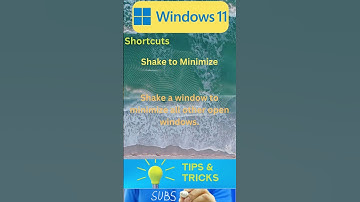 Learn Windows 11 Shake to Minimize #Windows11 #Windows11Features #paddyMaddy