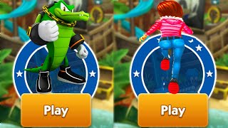 VECTOR vs LUCY - Sonic Forces, Subway Princes Runner Sonic Run Race All characters unlock screenshot 4