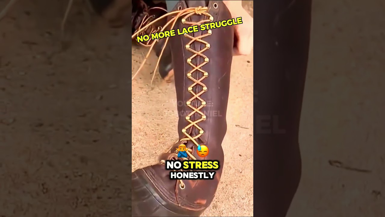 Быстросъемные крючки для шнурков на рабочих ботинках изменили все! 