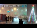 Yakutsk, Coldest City on Earth,  08 Jan 2022, - 42 ℃ , Walking Tour, Russia