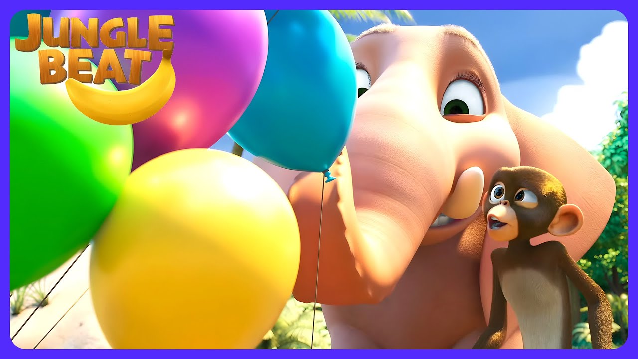 Jungle Beat - Kehancuran Total di Pesta Ulang Tahun! 🎂 | WildBrain Anak-Anak
