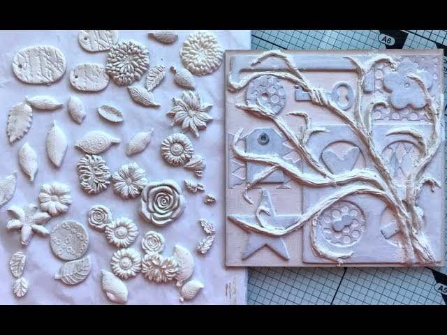 Air Dry Clay for Beginners : You can Use Many Molds 