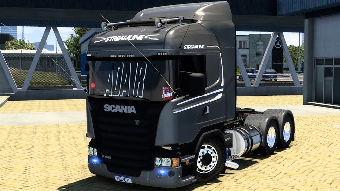 Caminhão Scania Bitruck Arqueada Qualificada Mods Ets2 1.43 - Dalenha Mods