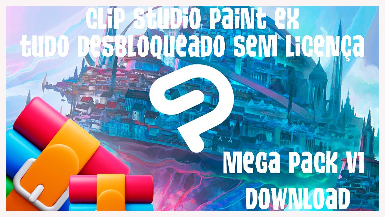 Clip Studio Paint EX (Ativado tudo Liberado) Mega Pack V1 Trailer - YouTube