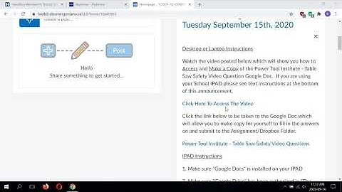 TCJ2O1   How to Submit Electronic Work From Google Drive To The Assignment Dropbox Folder