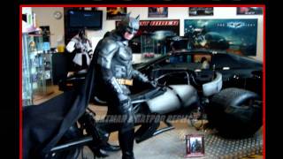 BATMAN THE DARK KNIGHT COSTUME'S & BATPOD REPLICA
