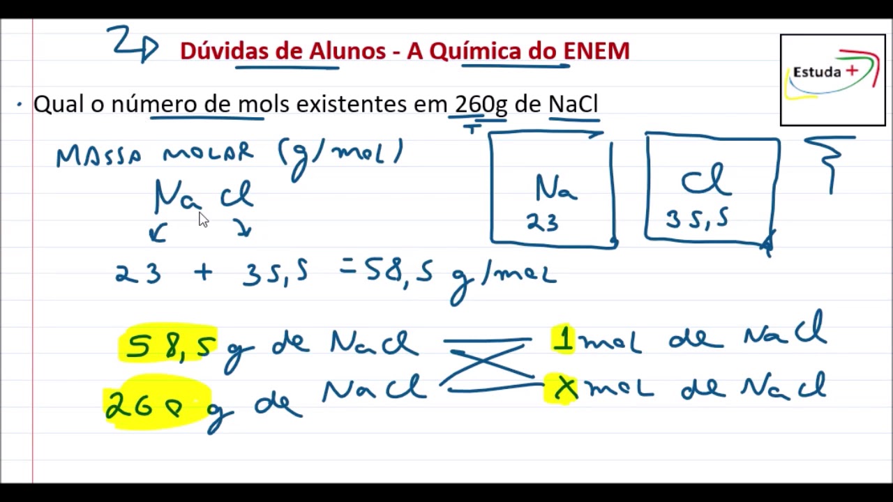 Qual é A Massa Correspondente A 5 Mols De Alumínio