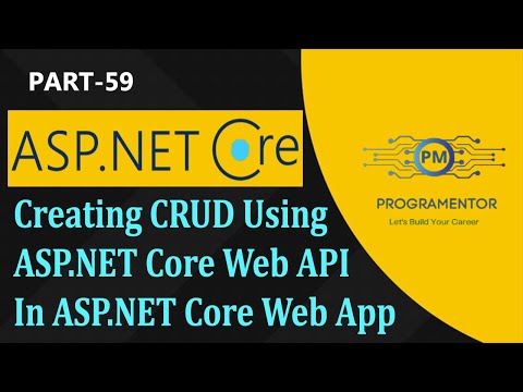 59 | Creating CRUD App Using ASP.NET Core Web API In ASP.NET Core Web Application (Hindi/Urdu)