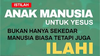 Sebutan Anak Manusia Untuk Yesus Bukan Saja Manusia Biasa Tetapi Juga Ilahi