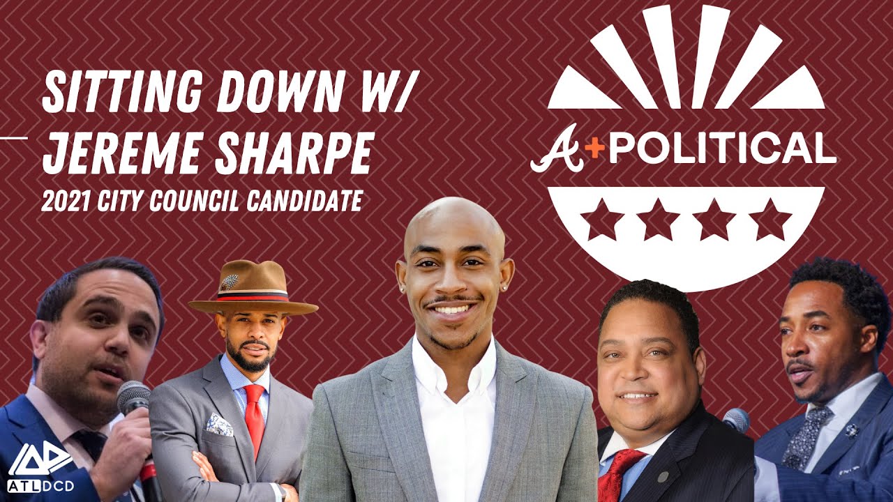 Atlanta city council candidate Jereme Sharpe talks reparations at the local level