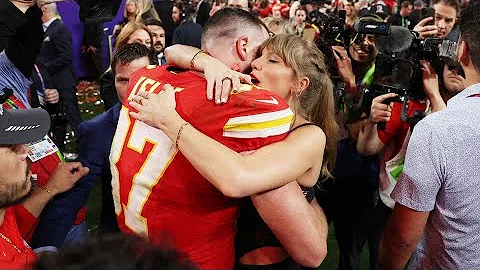 Travis Kelce said these three words to Taylor Swift after winning the Super Bowl