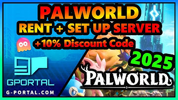 Palworld rent YOUR Server + Setup | Gportal Server + Discount Code
