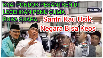 KH.Syaikhur Rijal dan KH.Syaifuddin Zuhri : KYAI PONDOK PESANTREN DI LECEHKAN PBNU CUMA BUKA SUARA