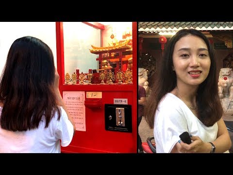 Video Kỳ Lạ Máy Xin Xăm TỰ ĐỘNG 4.0 Tại Chùa Vạn Phật Sài... - youtube