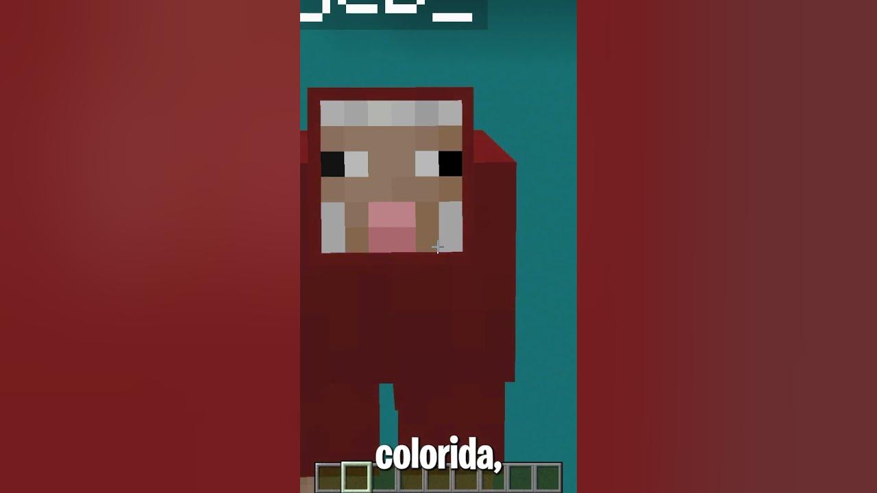 No Minecraft, uma vez colorida uma ovelha, para sempre colorida