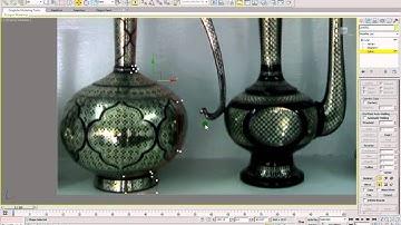 3D Studio Max 2011 - Introduction to basic Splines and Lathe modifier. Part 1.