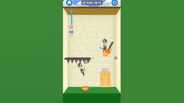 rescue cut rope puzzle stage 3615| rescue cut rope puzzle game for android and iOS #short