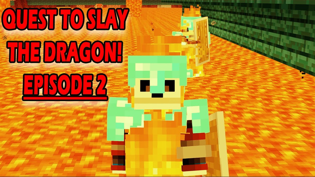LAVA CAN'T STOP ME NOW! | QUEST TO SLAY THE ENDER DRAGON (Episode 2 ...