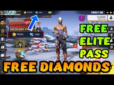 How To Get Free Diamonds In Free Fire 2019 Upgrade Elite Pass Free Hindi Garena Freefire Youtube