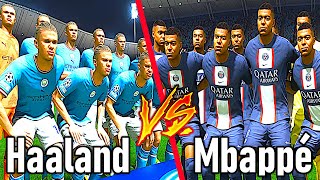 11 x MBAPPÉ GEGEN 11 x HAALAND !!!  FIFA 23 Karrieremodus Experiment