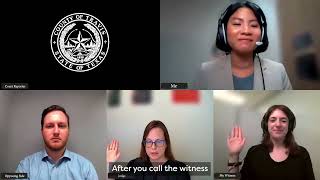 Mastering Your Witness: A Guide to Questioning Your Witness in a Virtual Hearing