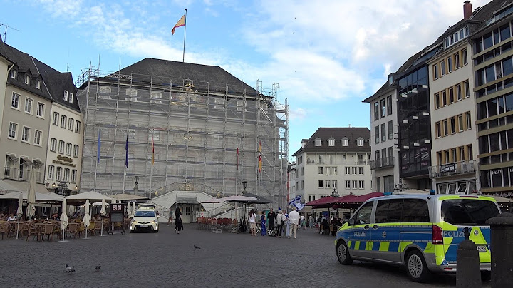 Polizei schützt Pro-Israel-Demo auf Bonner Markt am 26.06.2025