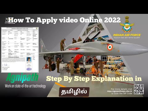 How To Apply  Air Force Agniveer Vayu 2022  Online Form Tamil