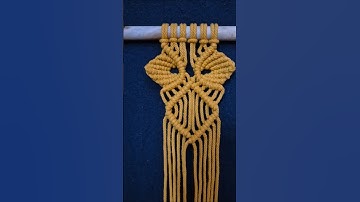 Macrame wall hanging design #macrametutorial #macrame #diy #handmade #tutorial