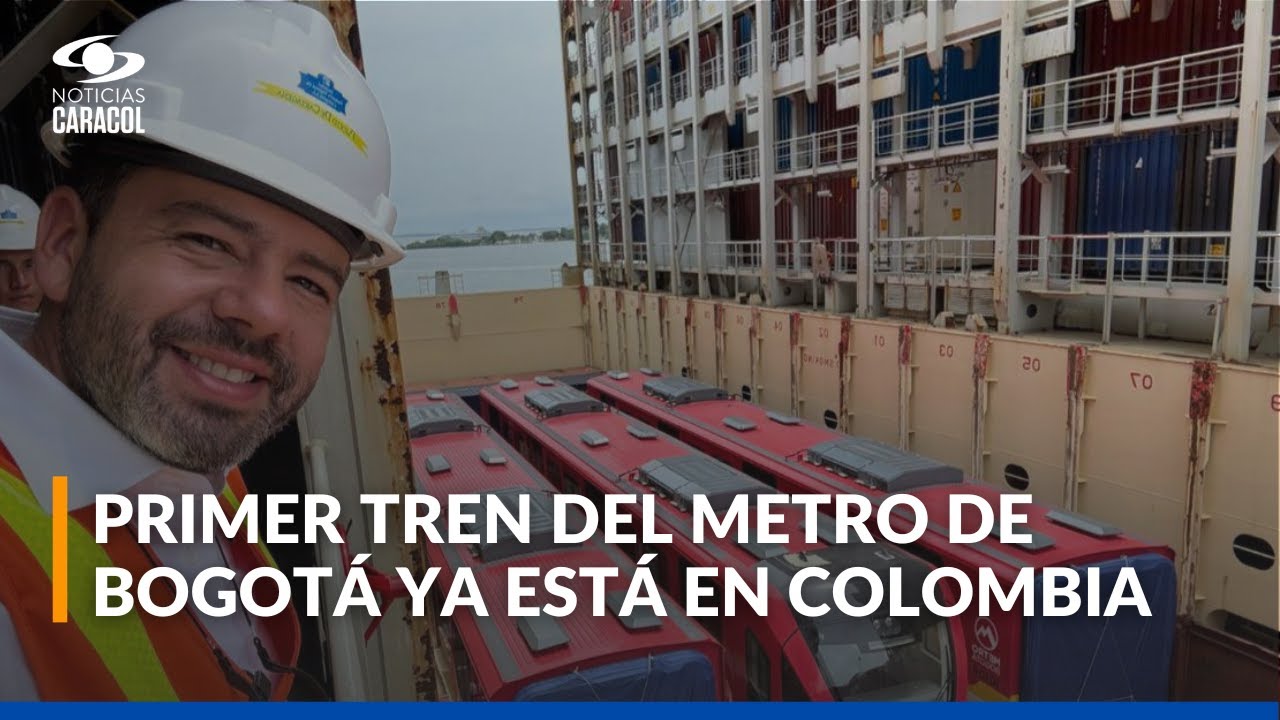 Primer tren del metro de Bogotá ya está en Colombia: así funcionará el sistema de transporte