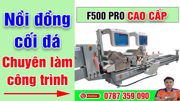 Máy cắt nhôm 2 đầu F500 pro cao cấp | Vượng Fedi 0787 359 090