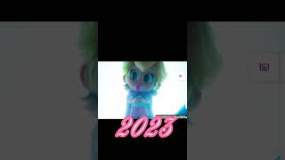 Evolución de baby peach 2005/2014 al 2023 #babypeach  #mariomovie #evolution #2005 #2014  #2023