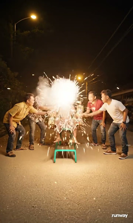 Kakek Nyaris Terbang Saat Malam Takbiran! |
