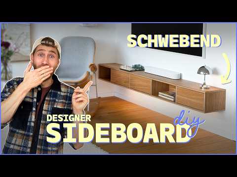 Build designer furniture like from a carpenter – DIY sideboard without many tools | EASY ALEX
