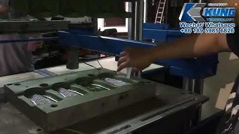 Double color EVA foaming machine