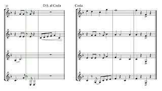 Jaja Ding Dong For Clarinet Quartet